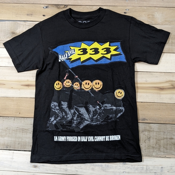 Half evil 333 graphic t-shirt - Picture 1 of 3